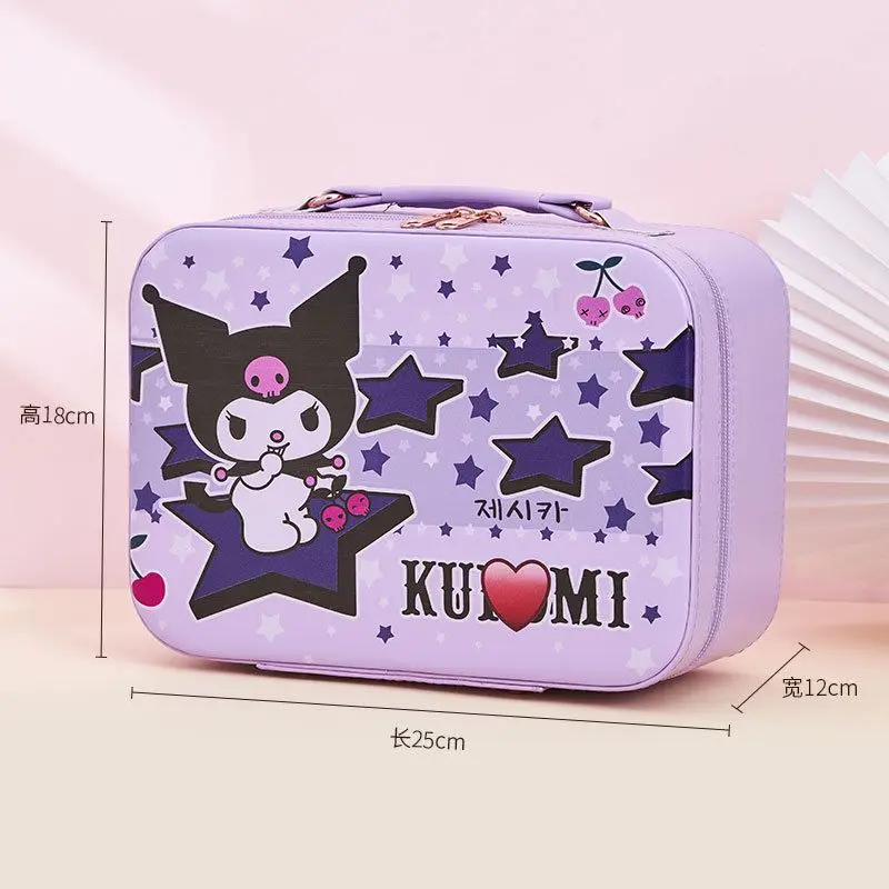 Kawaii Kurumi Kitty Cat аниме персонаж чемодан косметичка аниме большой емкости для хранения косметичка портативный дорожный новый милый