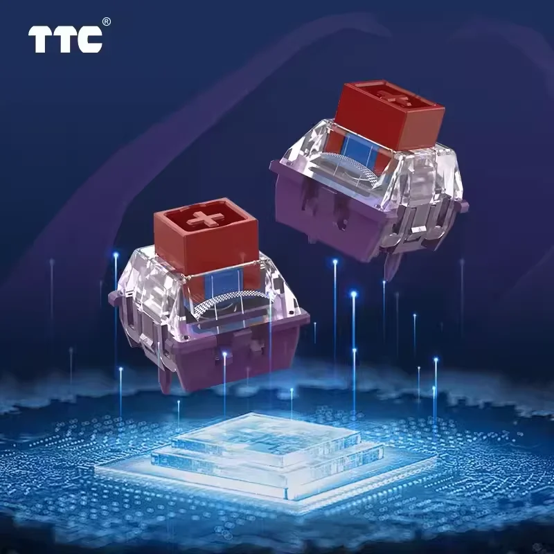 

TTC King Of Magnetic Switch, линейный, высокая светопроницаемость, E-Sports, 21 мм, пружина для механической клавиатуры, ПК, геймера Atk68 Na87Hm66