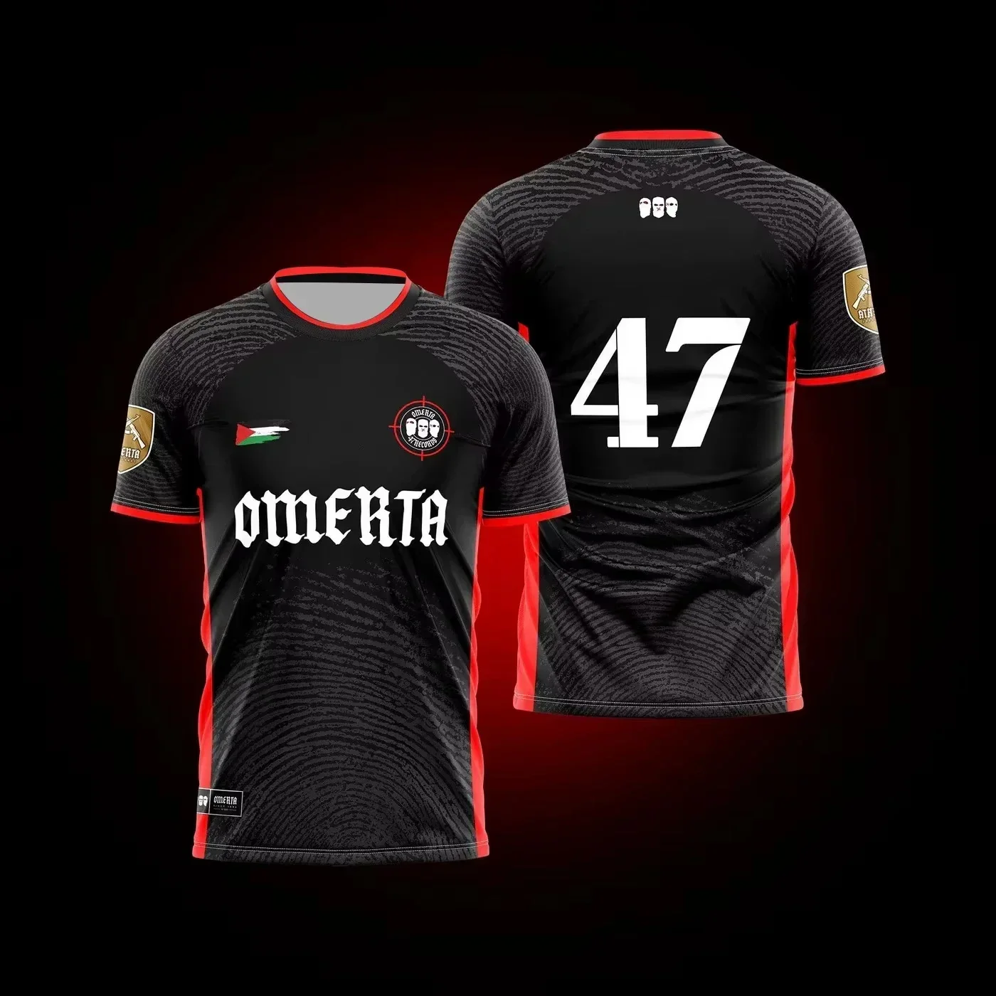 OMERTA Boxing Fans Summer 3D Print Breathable Jersey Men's Outdoor Sportwear Man Casual Round Neck Short Sleeve T-shirt Clothing