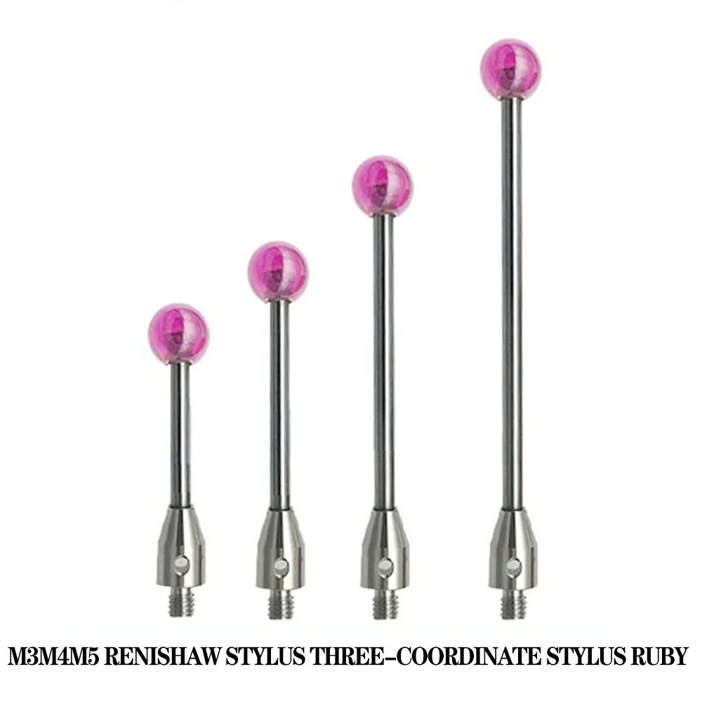 Imagem -05 - Cnc M3m4m5 Renishaw Stylus Estilete de Três Coordenadas Ruby Stylus Sonda Tridimensional Stylus Máquina-ferramenta Sonda