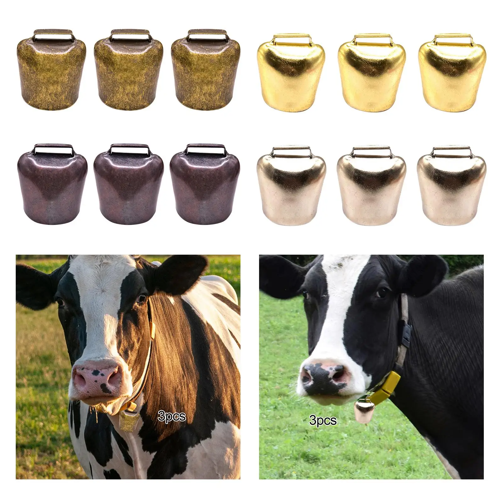 

3x колокольчики-воротники для домашних животных, колокольчики для дикой природы, тренировочные громкие колокольчики для домашних животных, громкие колокольчики для кошек для мелких животных, овцы, котят, домашних животных