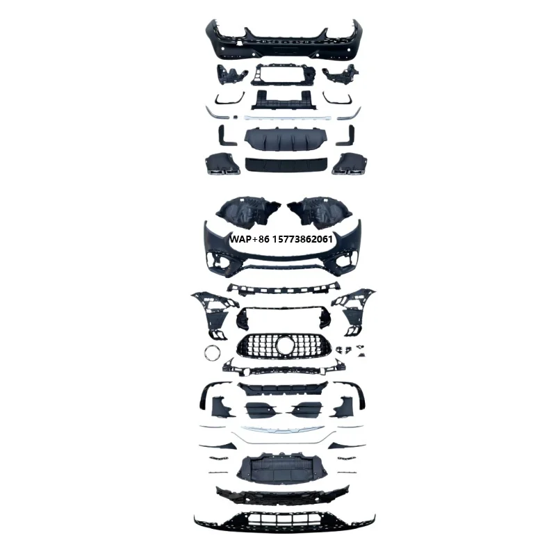 

for 23-25 GLC Coupe Modified GLC Coupe 63/43 Surround Upgrade Front Bumper Rear Lip Tailgate