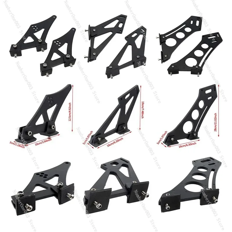 GT Spoiler Bracket Aluminum Alloy | Universal Foot Mount for Sedan & Hatchback Car
