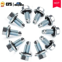 Tapón de drenaje de aceite de 10 piezas con junta tórica, pieza de motor para Buick, Cadillac, GMC, Chevrolet, Pontiac, 11562588, 31359503, 9L8Z6730A