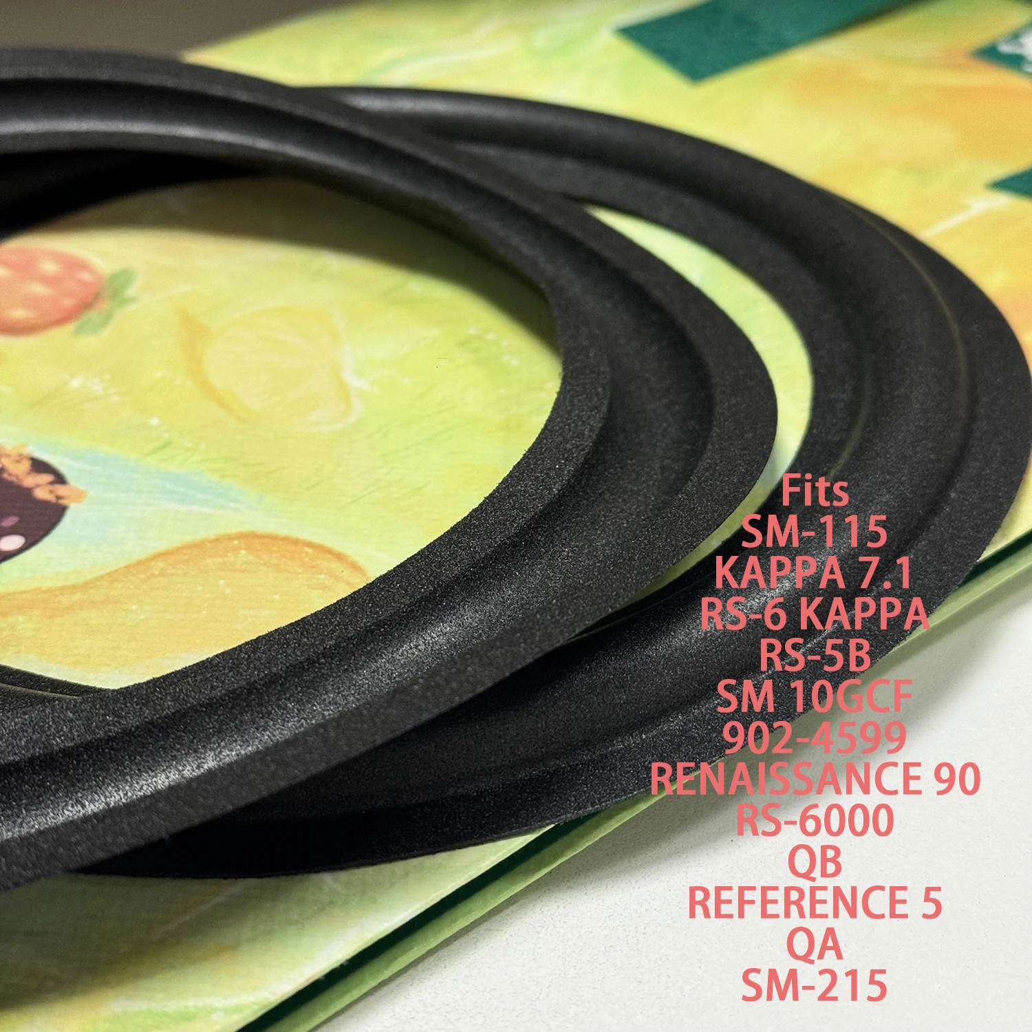 2X Foam Edge Fits JBL SM-115 KAPPA 7.1 RS-6 KAPPA RS-5B SM 10GCF 902-4599 RENAISSANCE 90 RS-6000 QB REFERENCE 5 QA SM-215