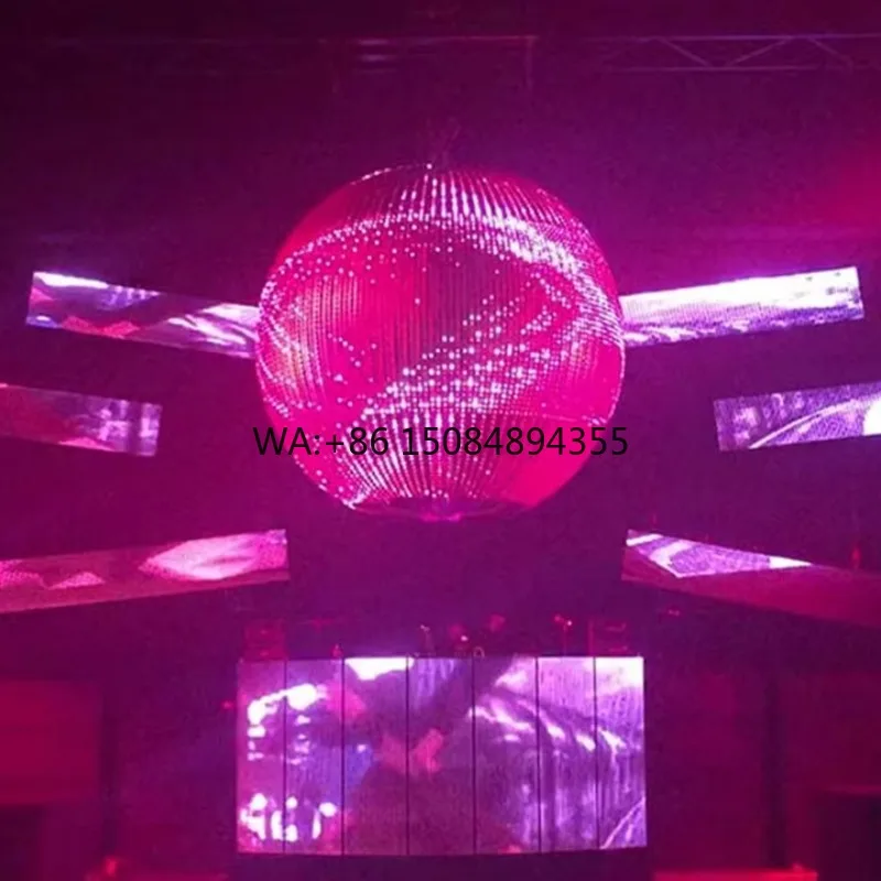P1.8 P2.5 3D Spherical LED Display 360 Degree Video for Retail Store Shopping Mall Museum Theater