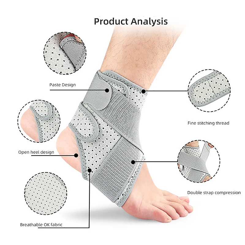 Ankle Brace Compression Sleeve For Ankle Sprains,Ankle Support Plantar Fasciitis Socks For Volleyball Basketball Soccer