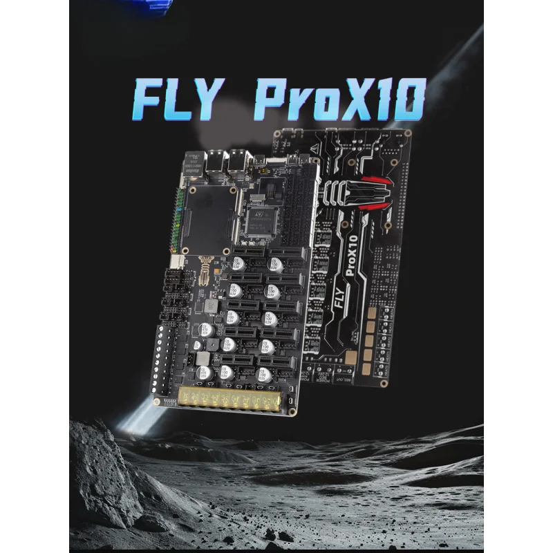 For Fly3D ProX10 10Shaft3DPrinter High-Speed High-PerformanceKlipperFirmwareCM4Expand Motherboard