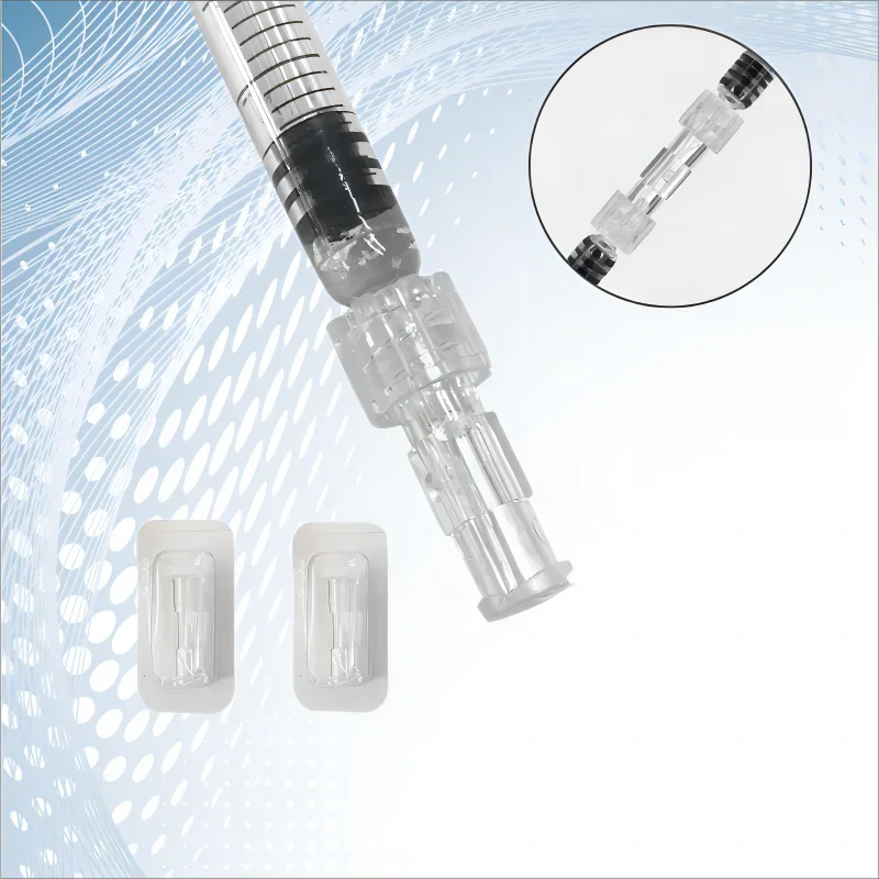 

Medical Luer Lock Adapter Leak Proof Double Helix Sterile Syringe Connector EasyUse Plastic Pneumatic Part Durable 4mm Aperture