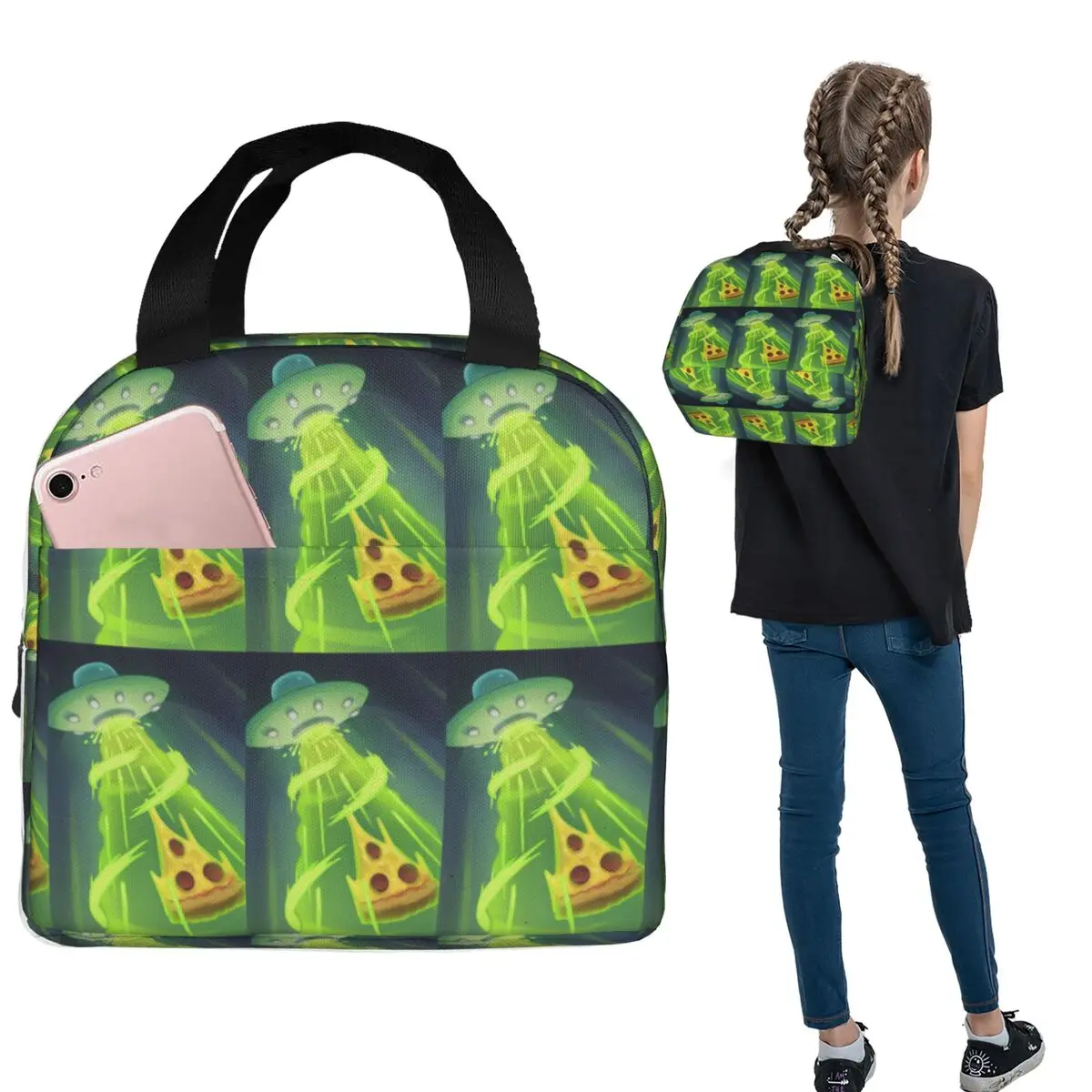 

Wobbly Life Gaming Funny Insulated Lunch Bag for Women Kids Portable Food Boxes Thermal Lunch Box Tote