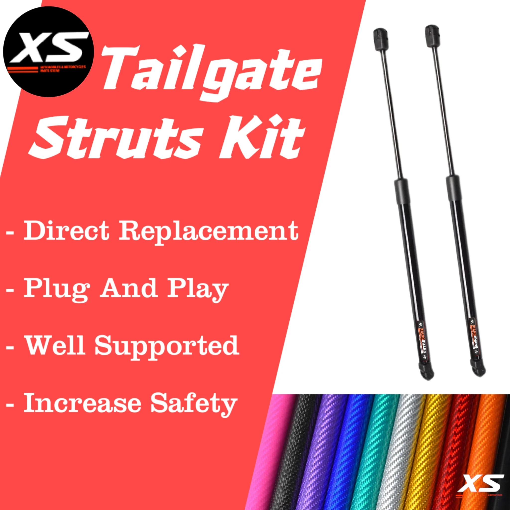 for Citroen Berlingo for Peugeot Partner II B9 Van 2008-2018 Auto Rear Boot Tailgate Trunk Struts Prop Lift Support Damper
