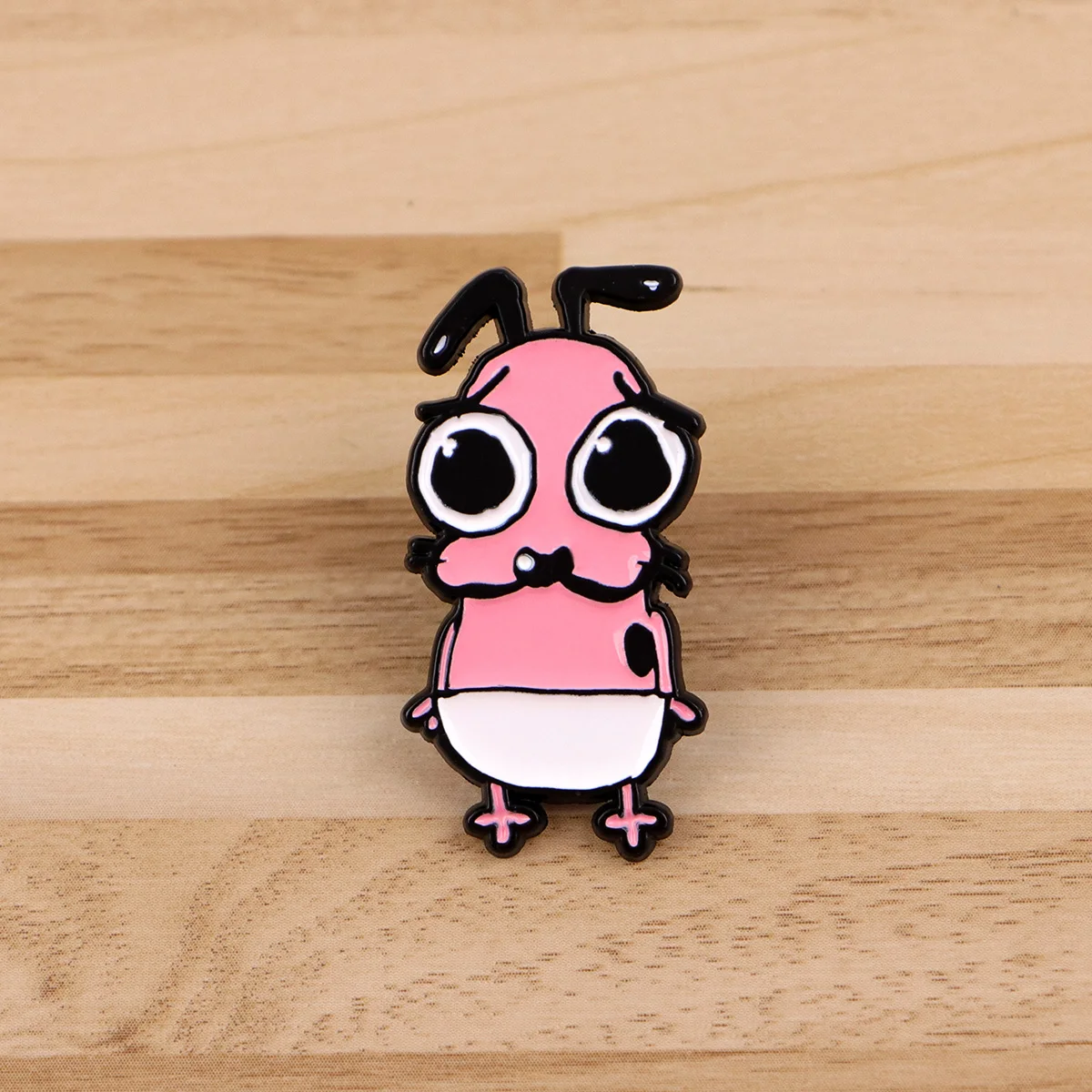 Cartoon Pink Dog Lapel Pins for Backpack Women Men Brooch on Clothes Soft Enamel Pin Badges Bag Pins Jewelry Accessories