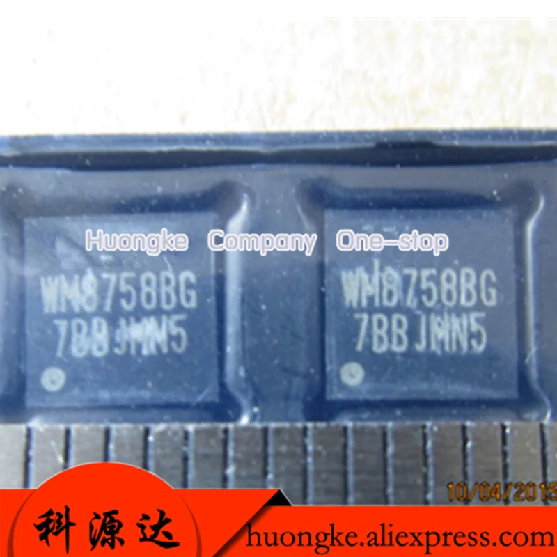 5PCS/lot WM8758BG WM8758BGEFL/RV WM8758BGEFL QFN32  Stereo CODEC With Headphone Driver And Line Out