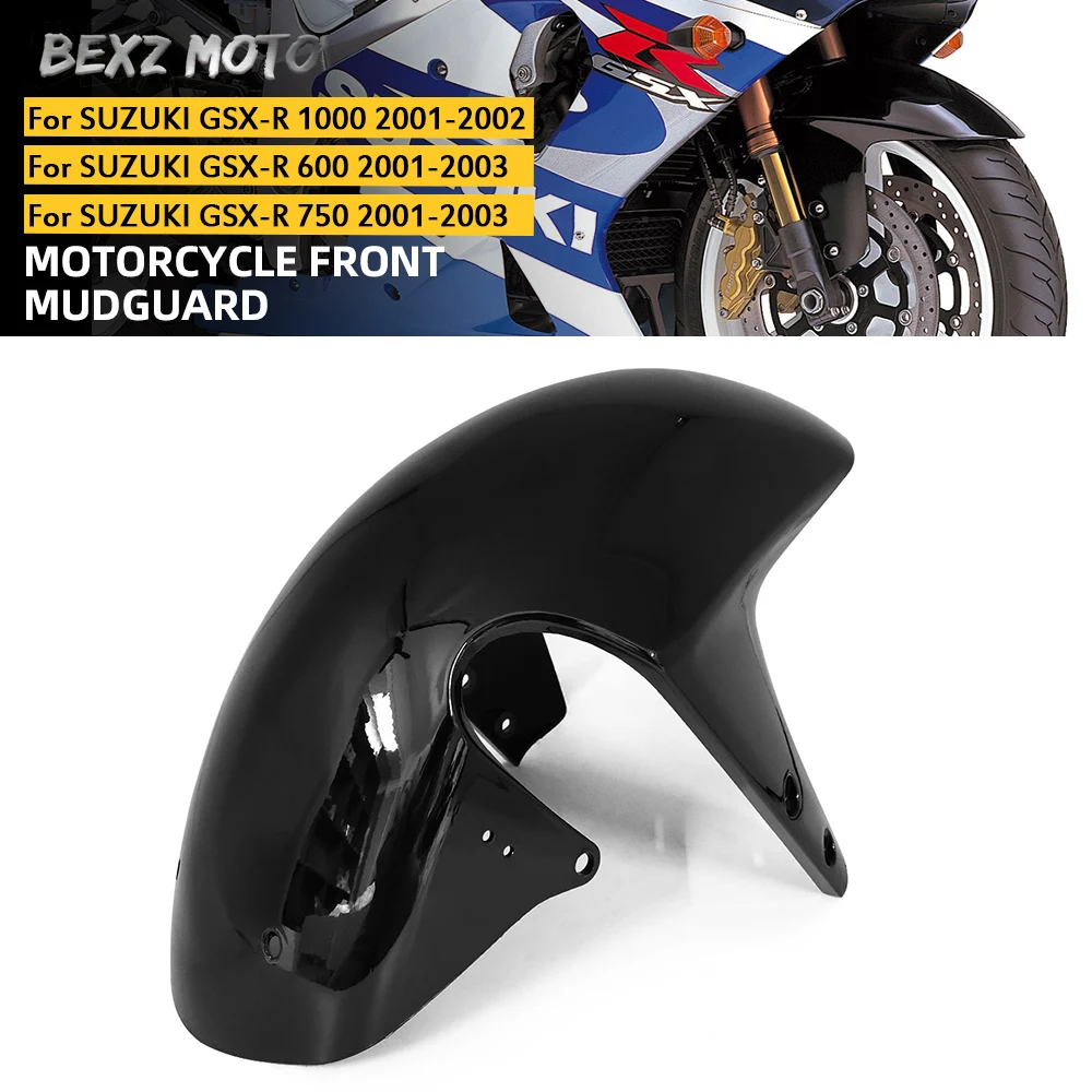 For SUZUKI GSXR1000 GSXR600 GSXR750 2001-2003 K1 K2 K3 Front Wheel Cover Fender Motorcycle Mudguard Splash Guard Enhanced Riding