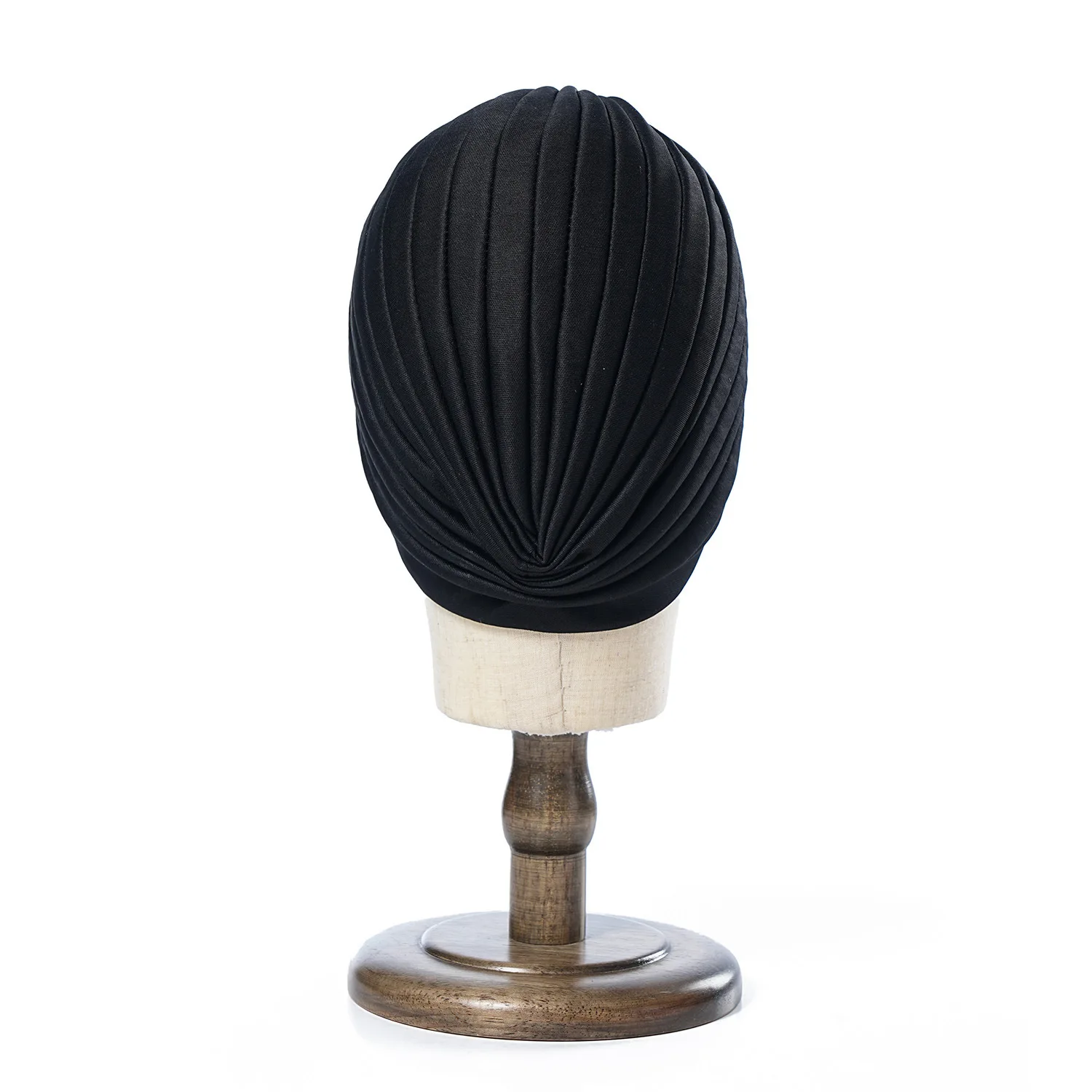 Muslimische Mode Frauen Elastische Legierung Bohrer Twist Knoten Hut Chemo Kappe Krebs Hut Islamischen Femme Kopftuch Indischen Hut Stirnband Turban – Detail 6