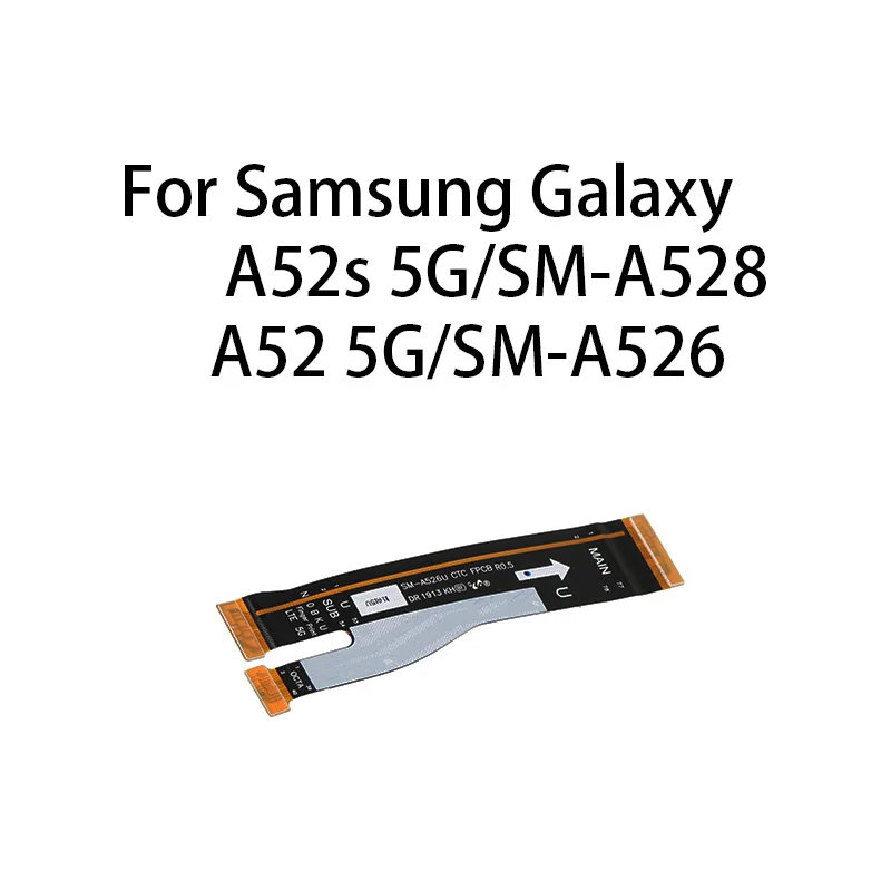 Gefenis Main Board Motherboard Connector Flex Cable For Samsung Galaxy A52s 5G SM-A528 / A52 5G SM-A526