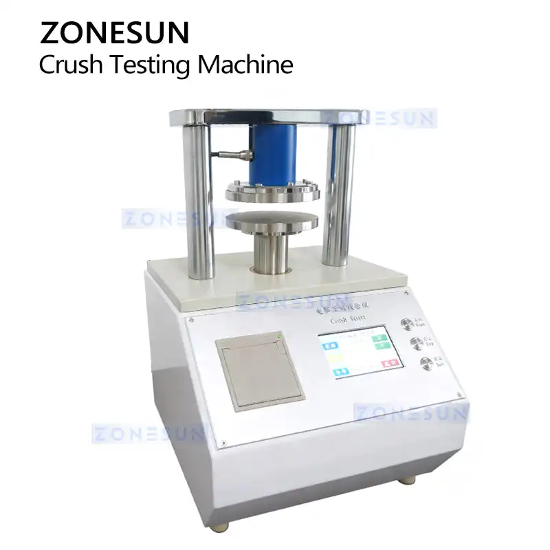 ZONESUN ZS-DTBT2 Multi Function Box Crush Tester RCT ECT FCT CMT  Paperboard Corrugated Cardboard Testing Machine With Printer