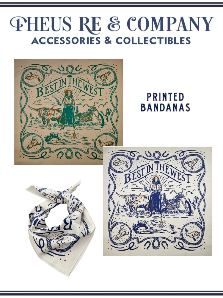 

Винтажный американский джинсовый бандана квадратный шарф 55 см из чистого хлопка ex Faion Accory Non-RRL платок цвета хаки с принтом