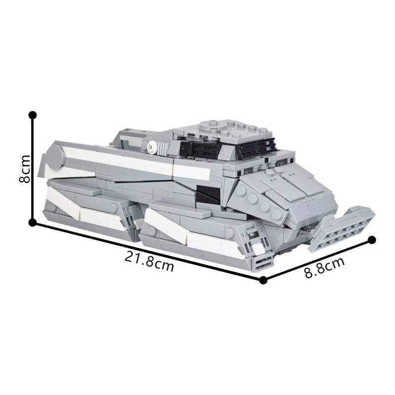 Set di blocchi di costruzione per porta truppe corazzato imperiale, giocattolo militare da collezione per bambini, adolescenti, regalo di compleanno di Natale, esposizione domestica