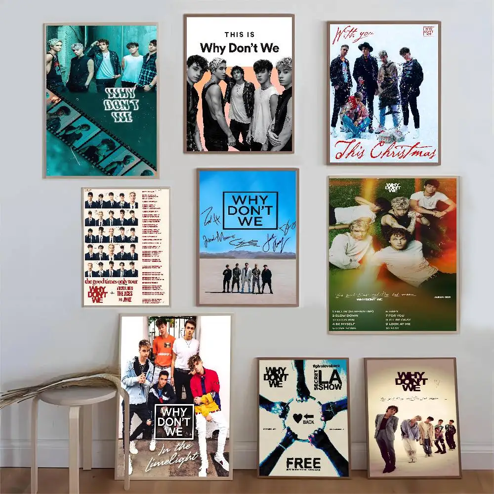 American Pop Boy Band Why Dont We Classic Vintage Posters HD Quality Wall Art Retro Posters For Home Room Wall Decor