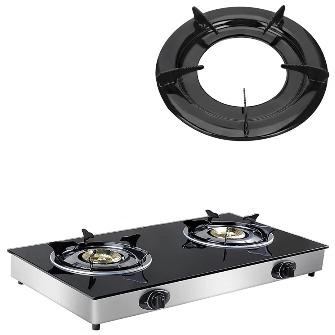 Kitchen Accessories Gas Hob Rack Pot Stove Stand Steel Coffee Pot Holder Gas Range Support Ring Burner Grate Energy-Saving Cover