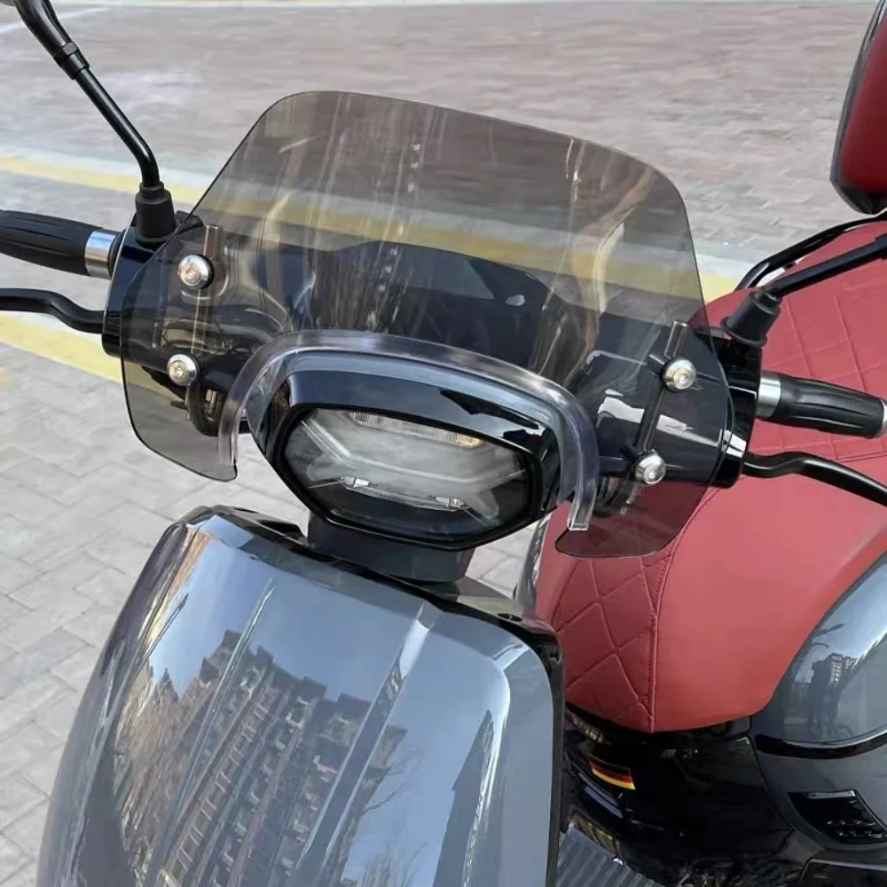 FOR Longjia Sixties Tall Windscreen Upgraded Full Transparent Design High Light Transmittance Shield for 150 250 300si Bikes