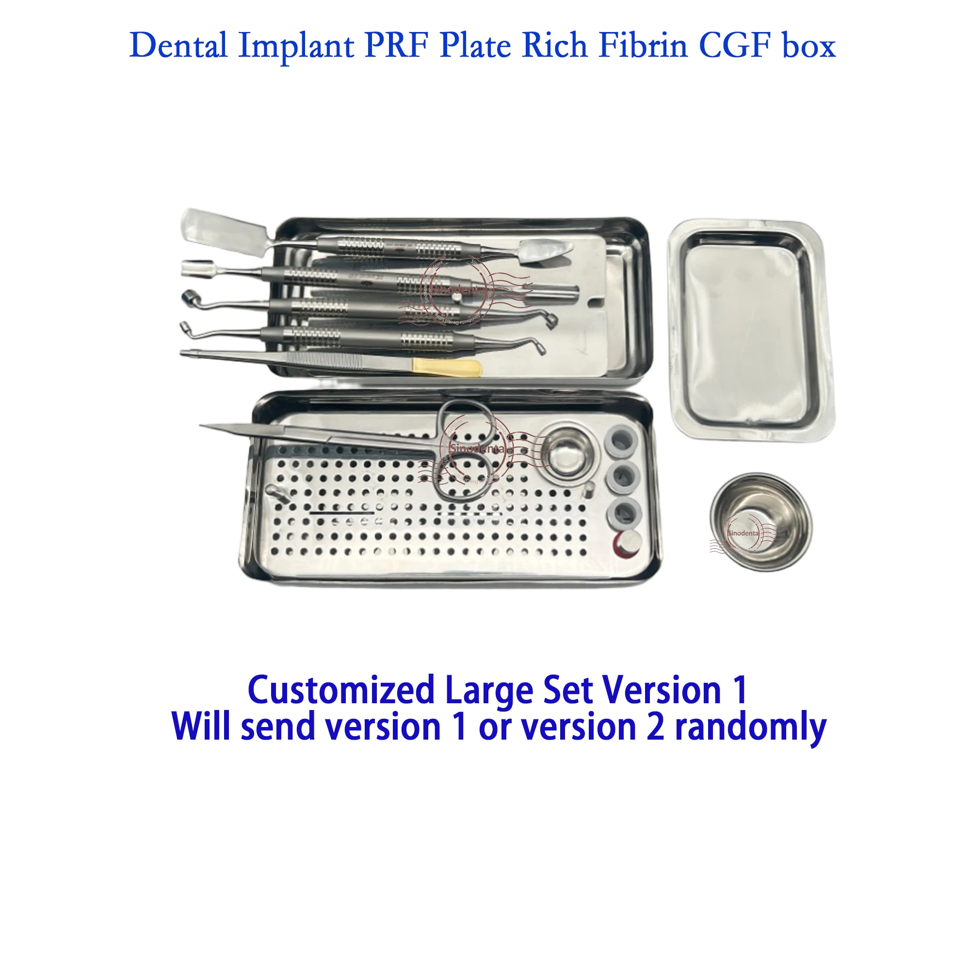 Dental PRF Box Platelet Rich Fibrin Set Bone Graft Instrument CGF Centrifuge Tool Box for Dental PRF CGF Membrane Surgery Used