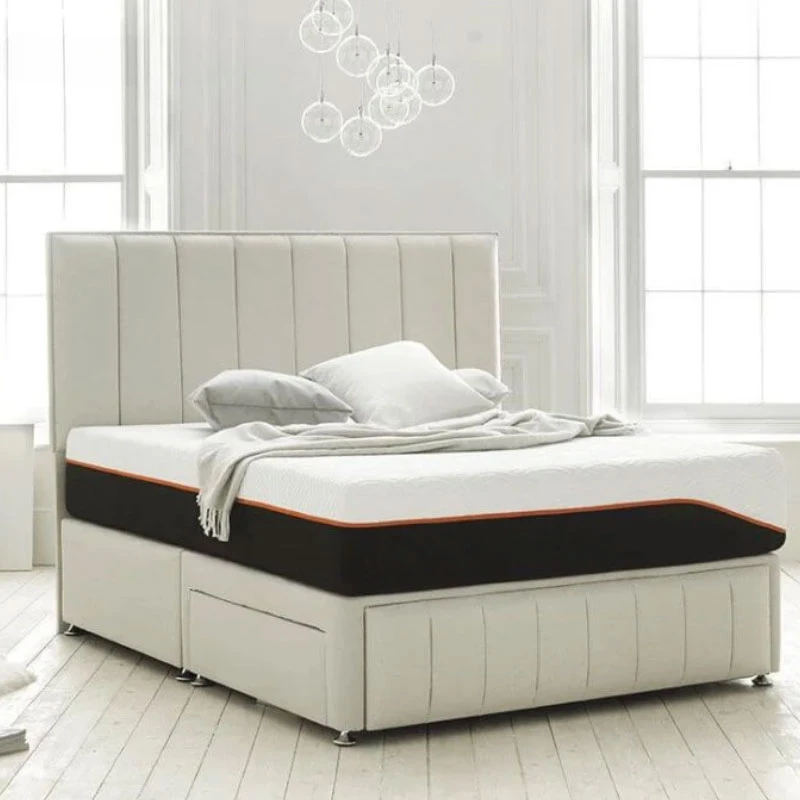 Memory Foam Hotel Bed Queen Size King Size Mattress Roll In Box Hybrid latex Foam Pocket Spring Mattress