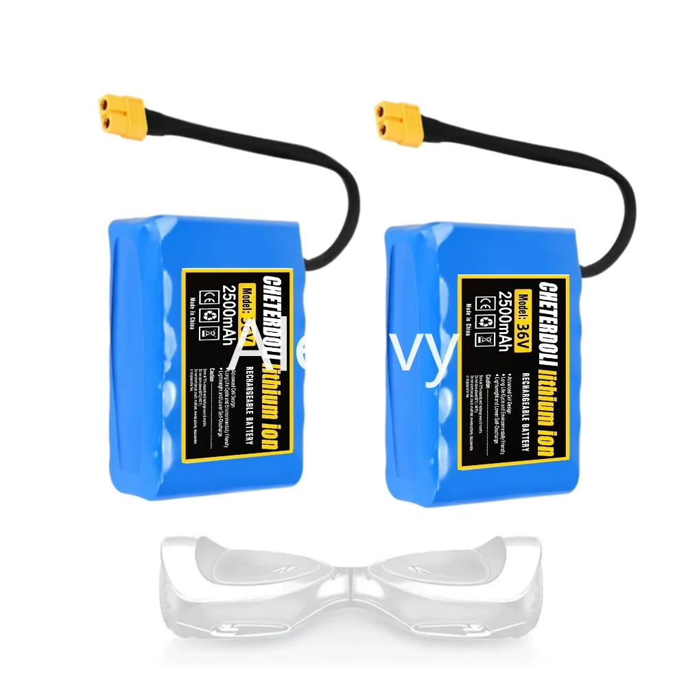 

36V 10S1P 10S2P 3500mAh 4400mAh Packs Rechargeable Lithium Ion Battery for Electric Self Balancing Scooter HoverBoard Unicycle