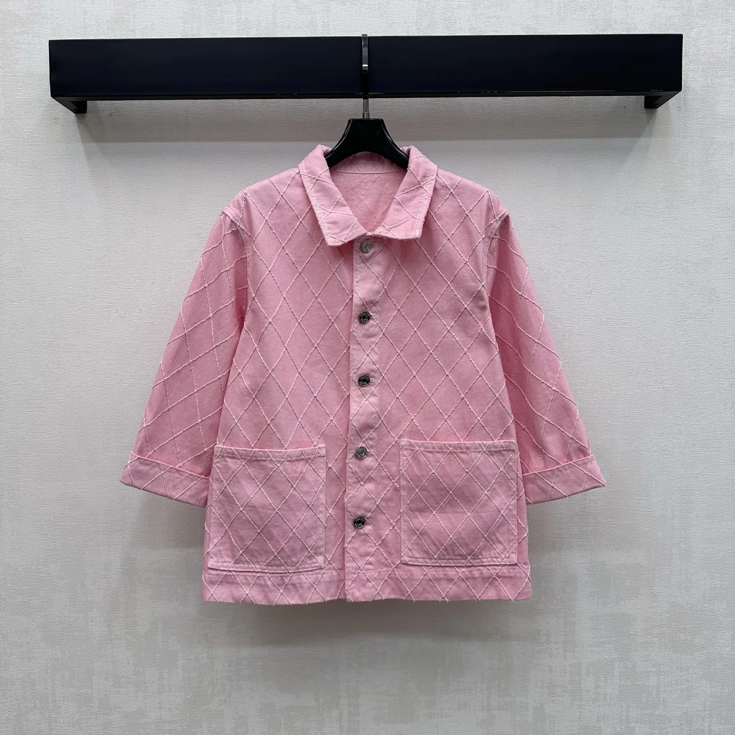 2026 New  Cowboy Shirt Jacket  Twill 100% Cotton Buttoned Front  Collared Sleeveless Shirt Jacket