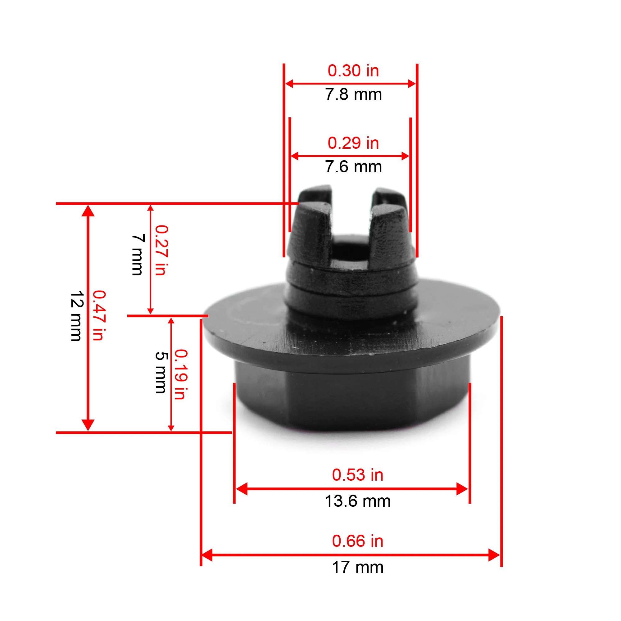 125pcs 8mm Wheel Nuts Screw For Car Rim Lip Decoration  Replacement  Rivets Bolts Auto Exterior Universal Parts