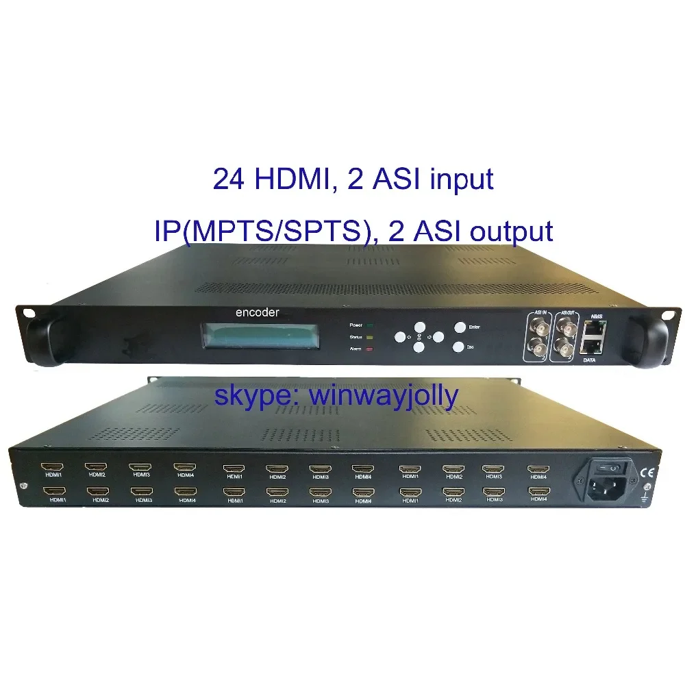 24 HDMI to IP/ASI encoder,  HDMI input and IP/ASI output, HDMI to IP encoder, HDMI to ASI encoder, in stock for sale, fair price