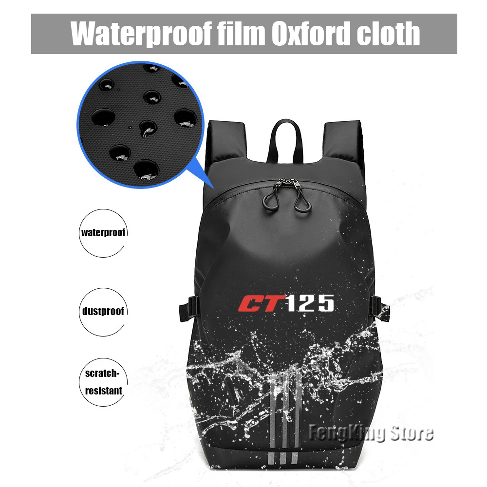 for Honda CT125 Hunter Cub motorcycle helmet bag travel equipment waterproof and large capacity