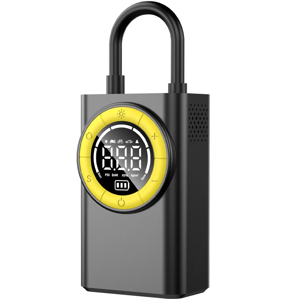 AliExpress CARSUN Rechargeable Air Pump - Portable Cordless Tire Inflator with Digital Display for Cars, Bicycles & Balls