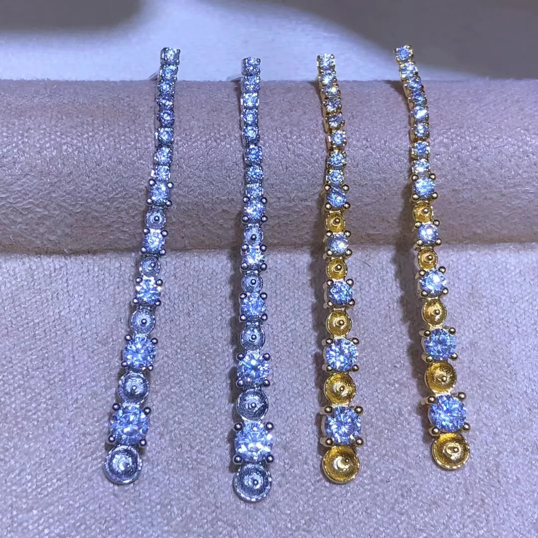 

Wholesale S925 Sterling Silver Earrings Mount Findings Settings Base Mounting Parts Accessory for 2-4.5mm Pearls 5 pairs/lot