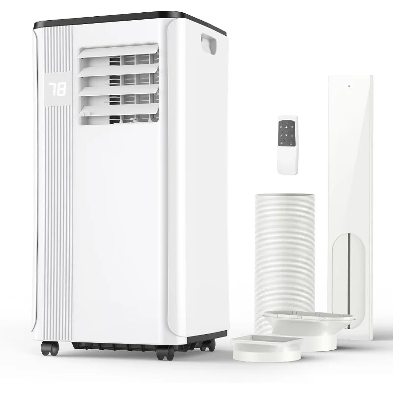 Portable Air Conditioners - 2024 Upgraded 10000 BTU Portable AC for Room up to 450 Sq. Ft, 3 in 1 AC Unit with 24H Timer