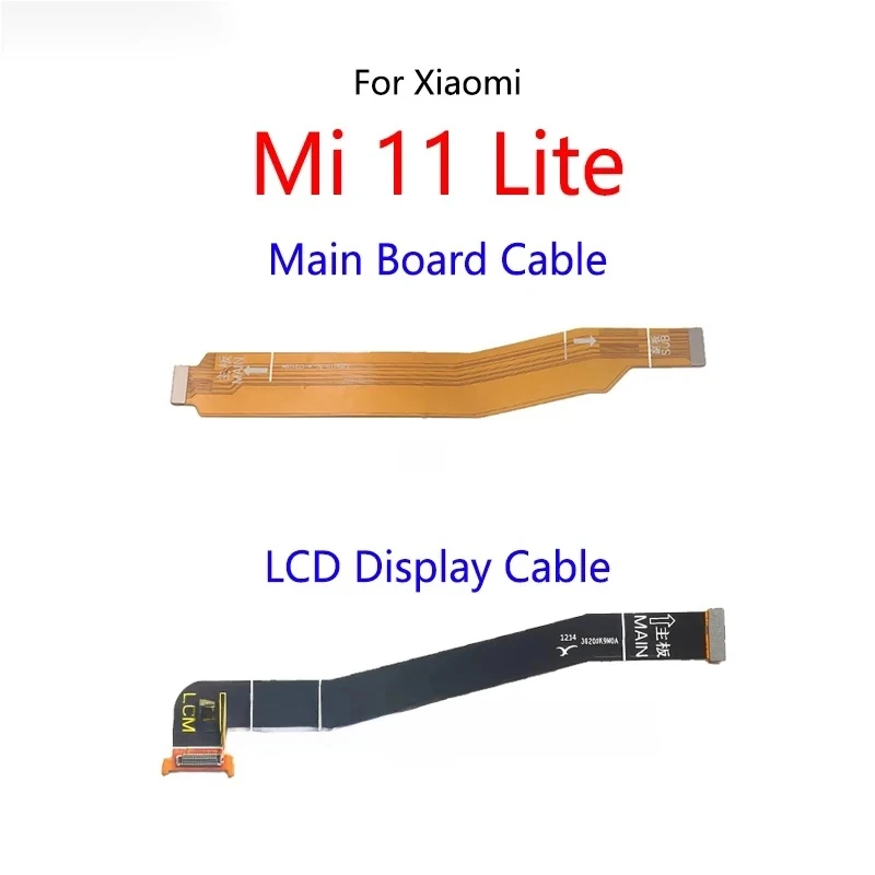 Pop 10 PCS/Lot For Xiaomi Mi 11 Lite 5G Motherboard LCD Display Connect Cable Main Board Flex Cable