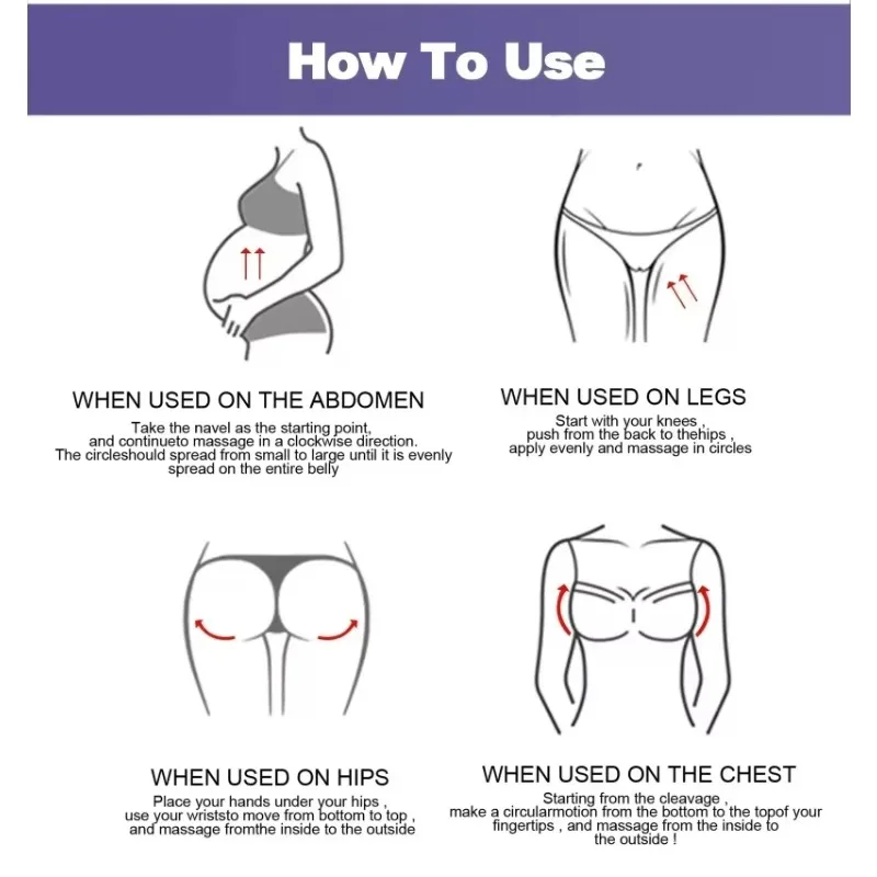 ᴴᴼᵀ Gentle Skin Care Improves Elasticity Effective After Pregnancy Stretch Marks Removal Powerful Maternity Cream Nourishes Skin