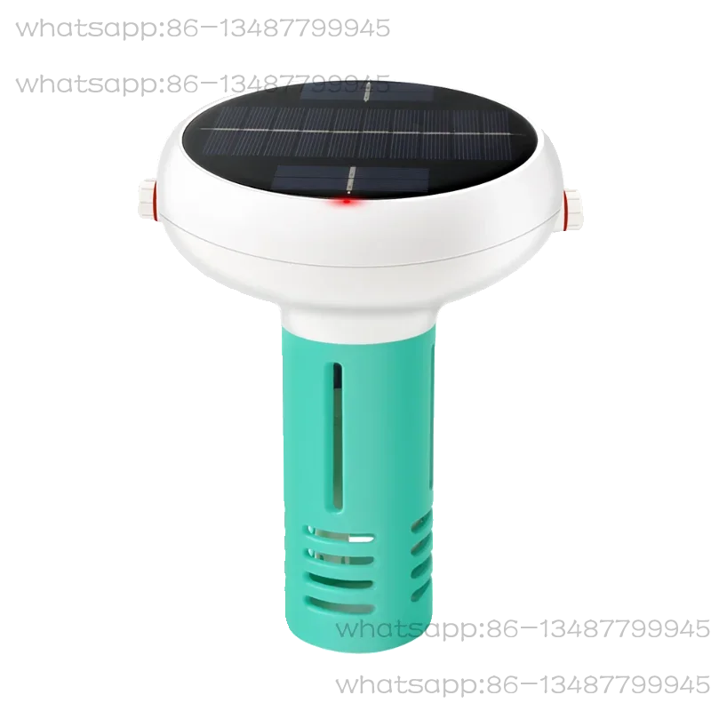 Wireless APP real-time monitoring of chlorine residues in solar swimming pools