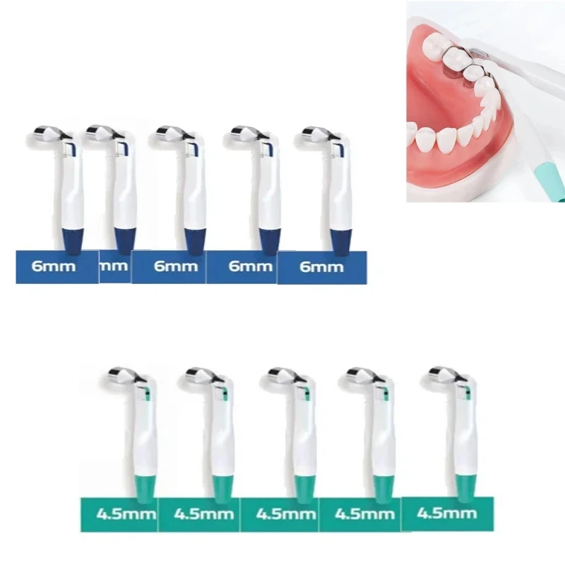 

5Pcs Dental Sectional Matrix Bands Hold Adjust Pre Formed 4.5MM/6MM Hand-held Adjustable Shaping Tablet Orthodontic Tools