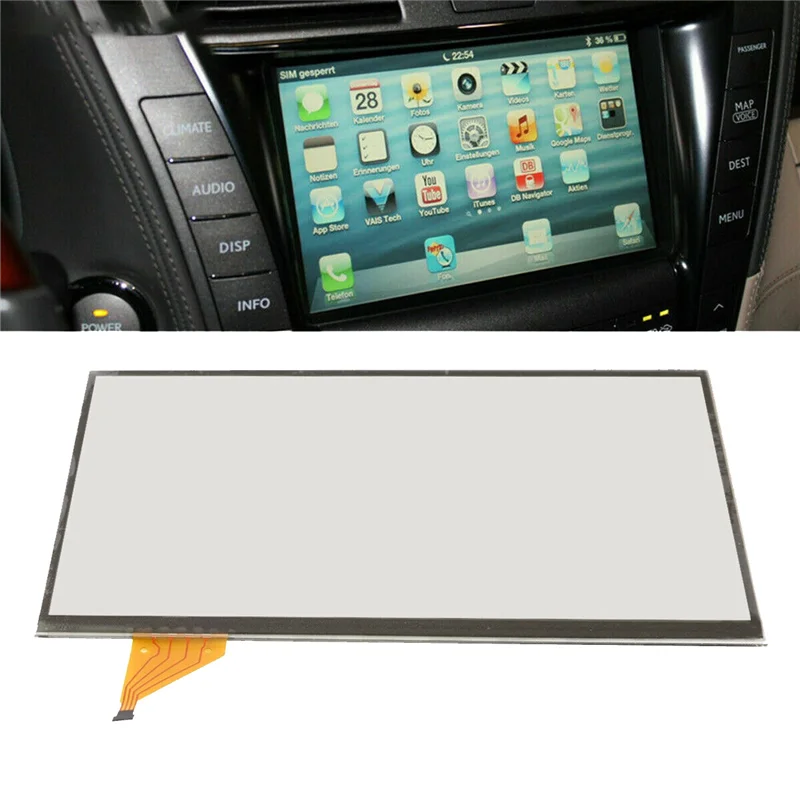 

Стеклянный дигитайзер AM-Touch Screen для 06-09 Lexus IS250 IS350 GS300 RX/Toyota Prius Nav GPS, запасные части для ЖК-экрана