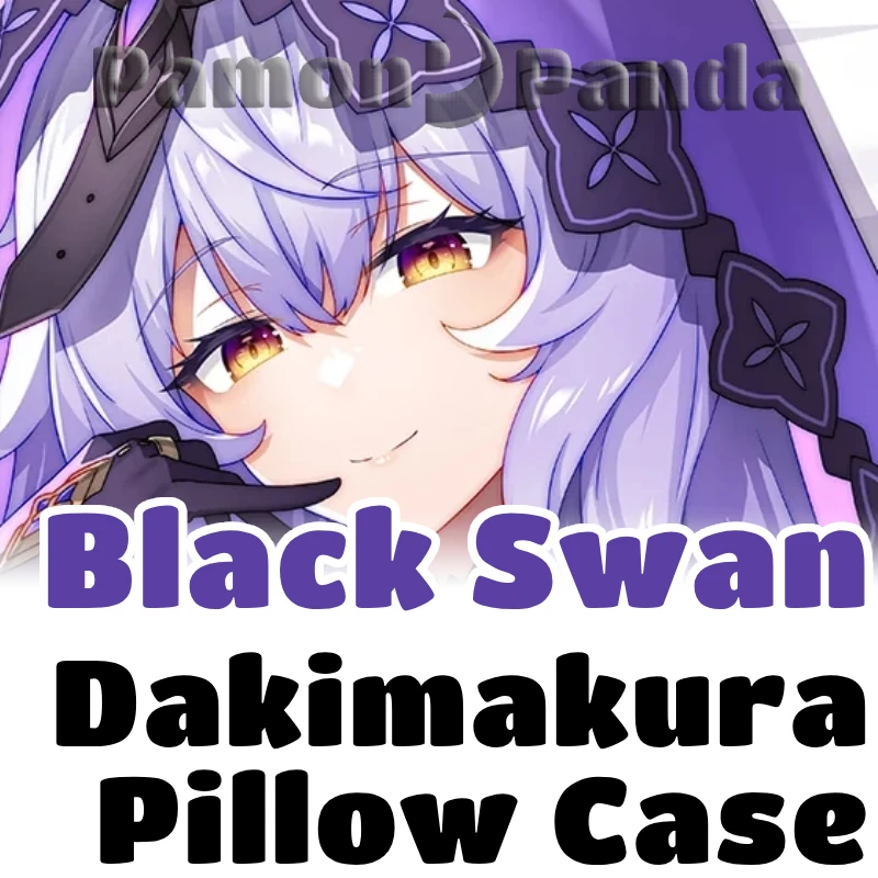 Black Swan Dakimakura Honkai Star Rail Hugging Pillow Case Full Body Cushion Cover Pillowcase Home Bedding Decor Otaku Gift MYT