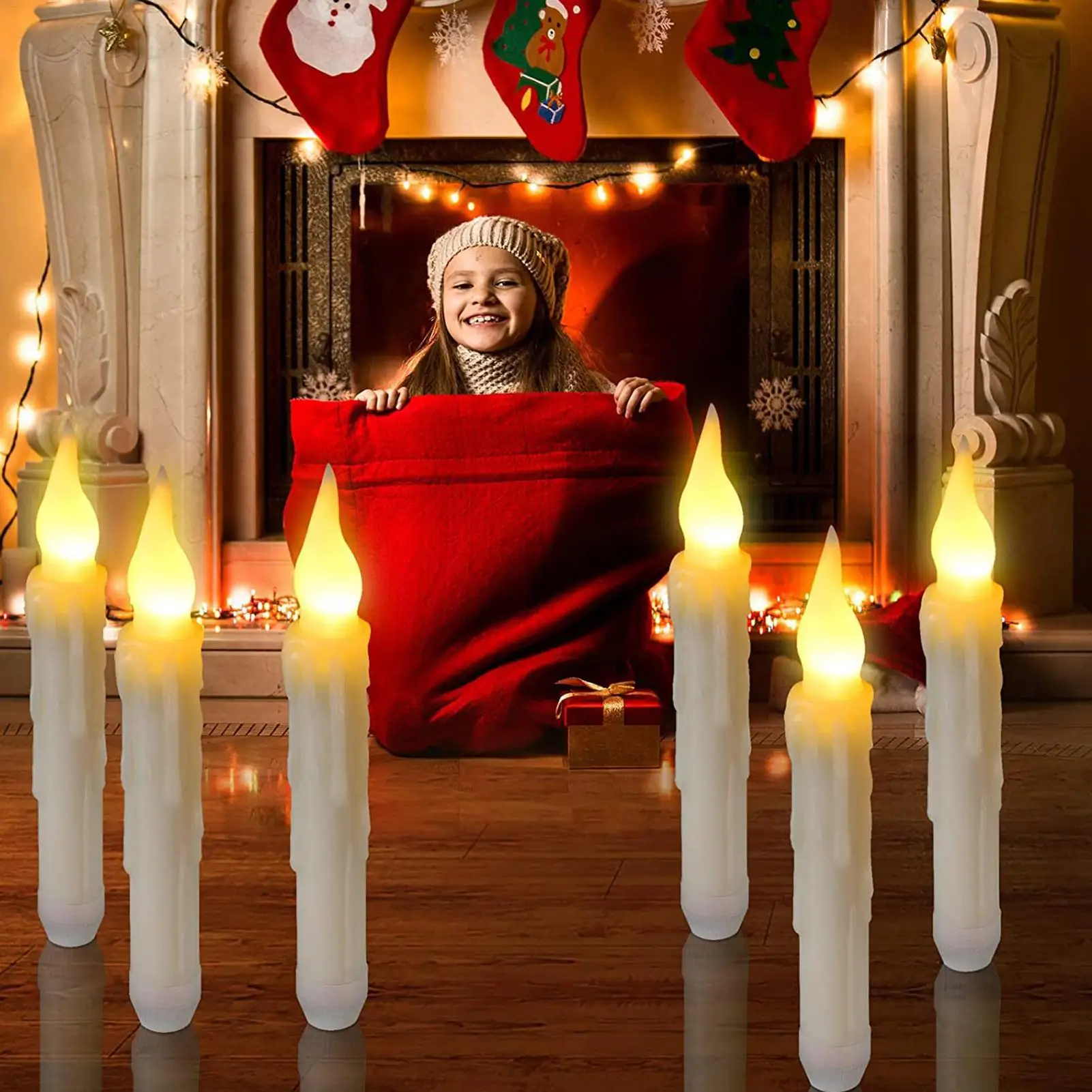 

Плавающие светодиодные свечи Плавающие свечи с дистанционным управлением Светодиодный мерцающий фонарь с рыбным крючком для уличной вечеринки Витрина