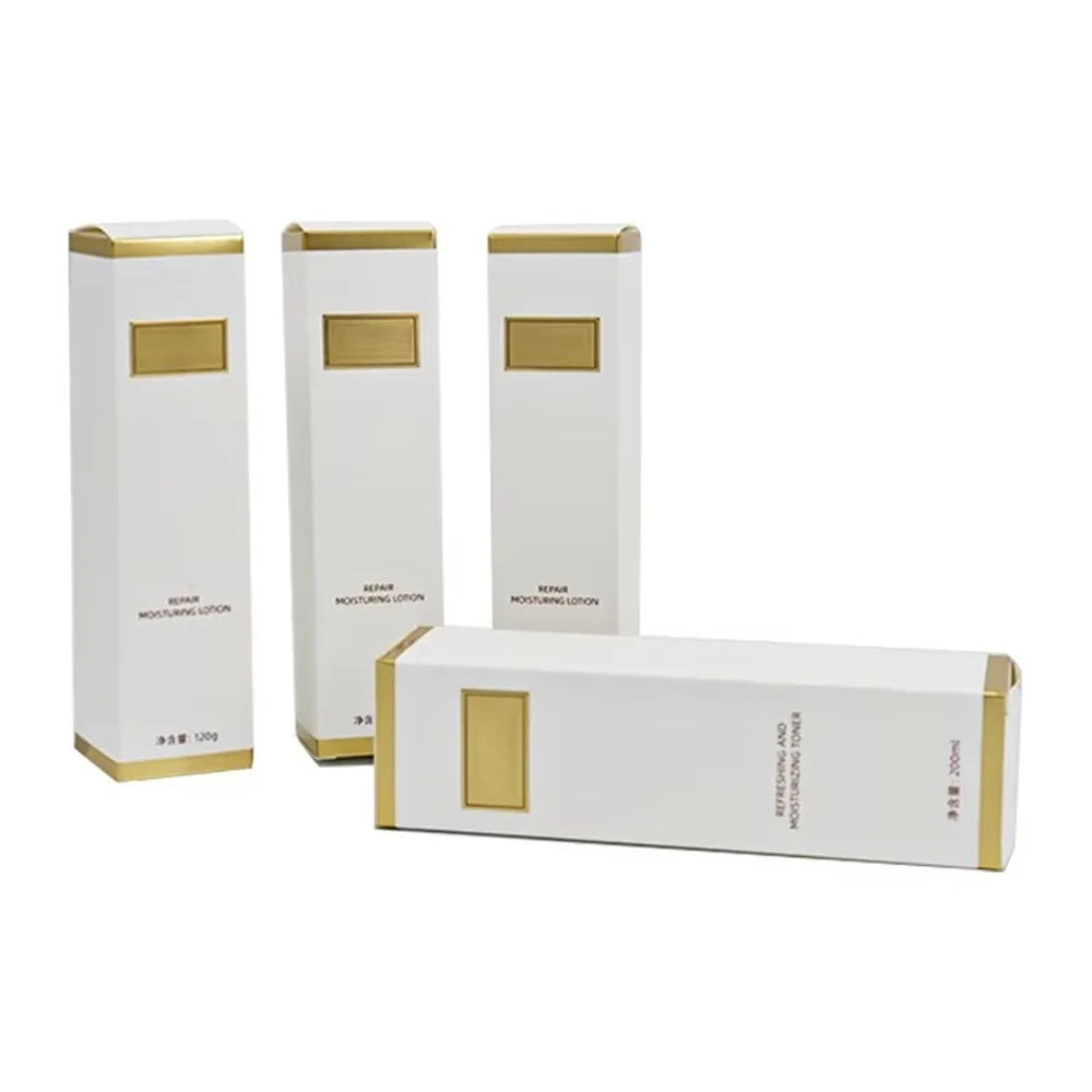 

Custom Cosmetic Packaging Box｜White Cardboard Cream Box｜Lotion Skincare Packaging Box