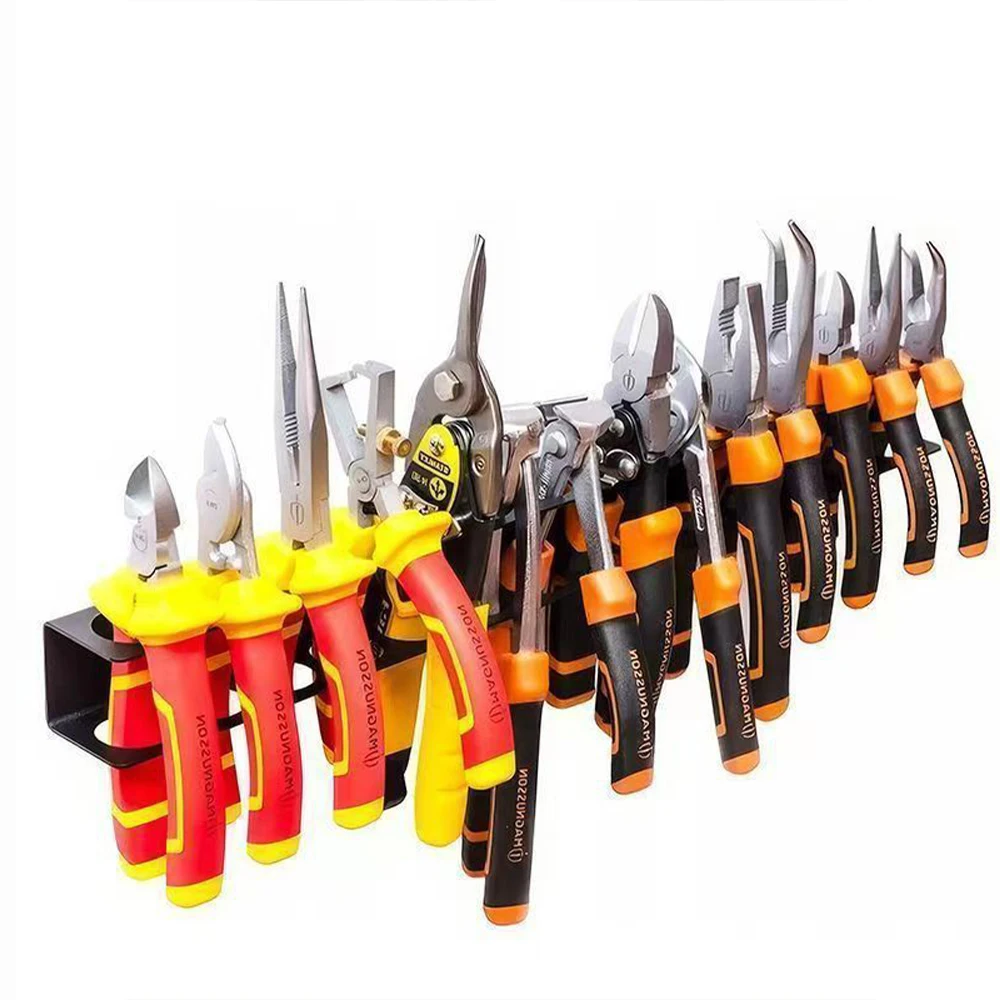 

1Pcs Heavy Duty Hand Tool Storage Rack for Hammer Wrench Screwdriver Garage Tool Organizer Wall Mount Pliers Holder Organizer