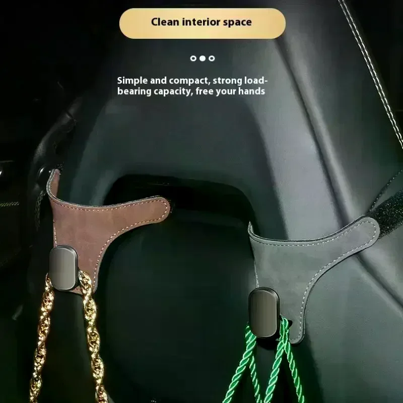 

Pu Leather Auto Sports Seat Back Hook Organizer Car Sports Seats Hook Car Back Seat Storage Hanger Organizer For Handbag Purse