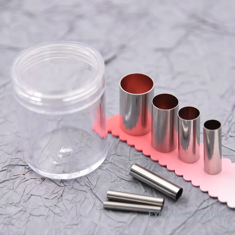 7/8 Pcs  Clay Extruder with Organizing Box Carving Modeling Tool Hollow Round Cutter Pottery Tools Polymer Clay Tools