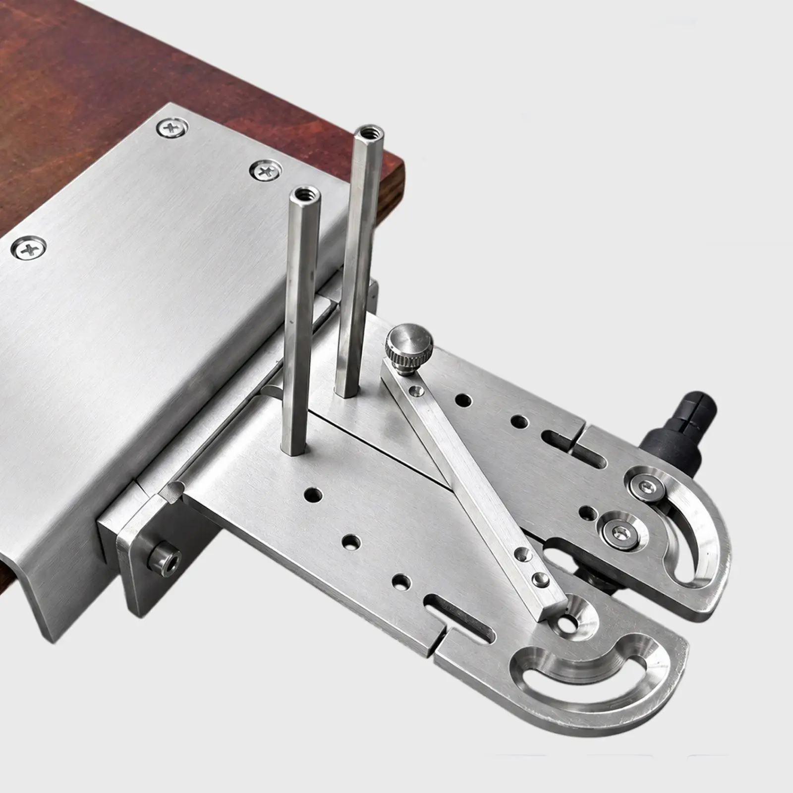 Compact Stainless Steel Jewelry Benches Clamp Space Saving Stable Workbench Holder for Jewelry Organizer