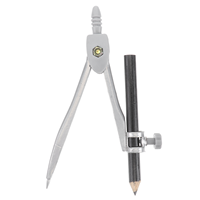 Precision Metal Compass With Pencil Holder Drafting Compass For Math Tool Drawing Instrument Geometry Set Stationery Accessories
