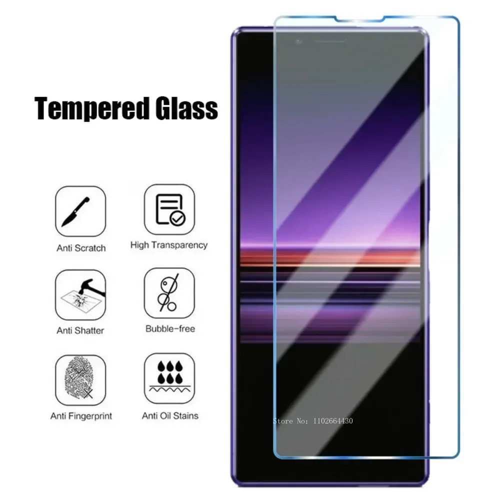 3PCS Tempered Glass for Sony Xperia 5 10 II Plus XA1 Screen Protector for Sony Xperia L L2 L3 L4 XZ1 Z3 Z4 Z5 Compact Glass